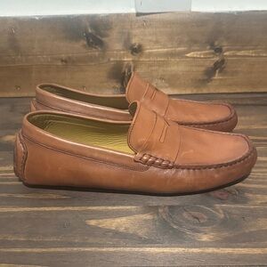 Vince Camuto Brown Leather Loafers